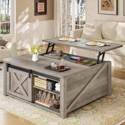 Table basse à plateau relevable Veronike