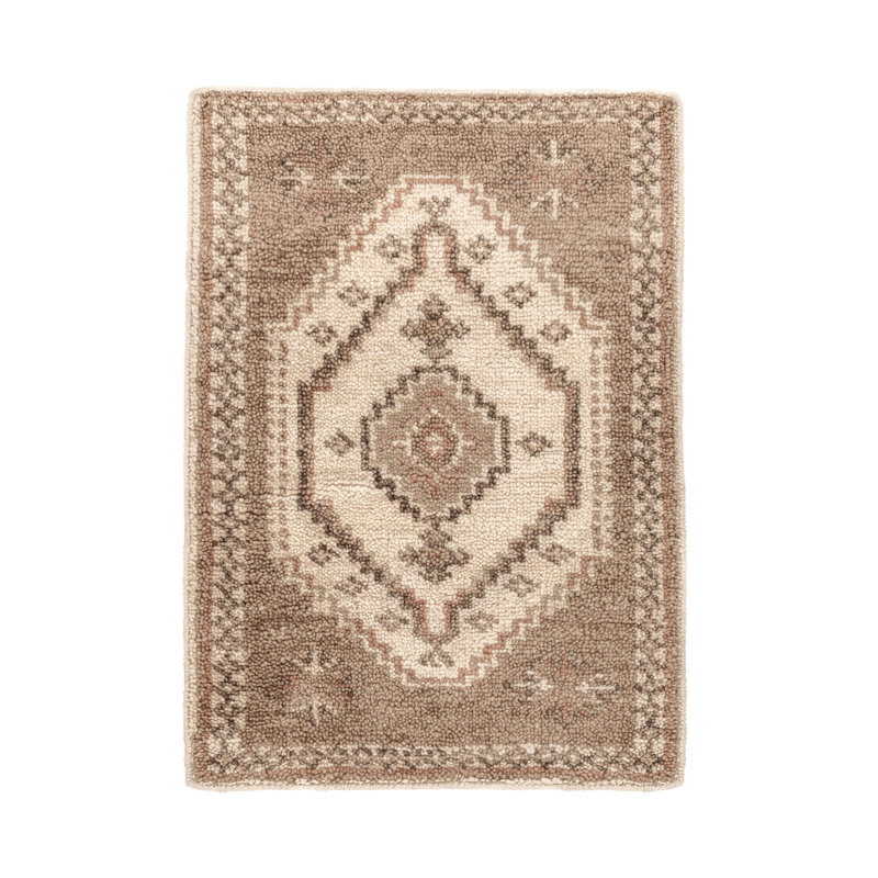 Luxor Handknotted Wool Blend Accent Rug, Rectangle 2' x 3'