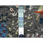 Tapis oriental en laine douce noué à la main afghane 8 pi x 8 pi gris Peshawar 41EE213A083544A797D06545A052D271