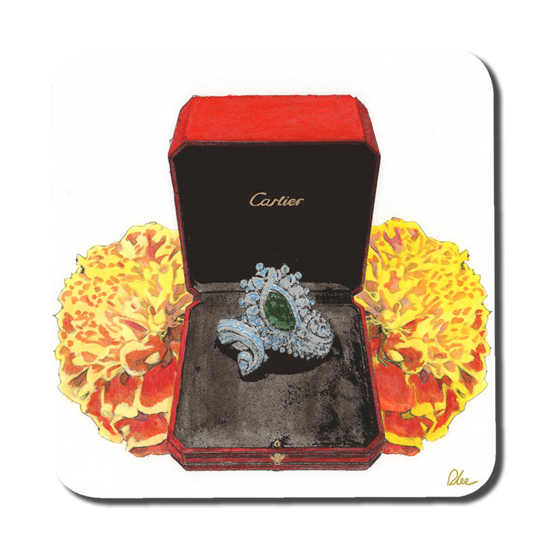 Square 6 Piece Coaster Set