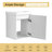 Ilkar 18'' Wall Mounted Single Bathroom Vanity With Ceramic Vanity Top-841258504