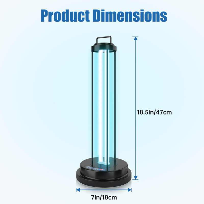 Advanced Disinfection Lamp 360° Radar-sensing Germicidal Light