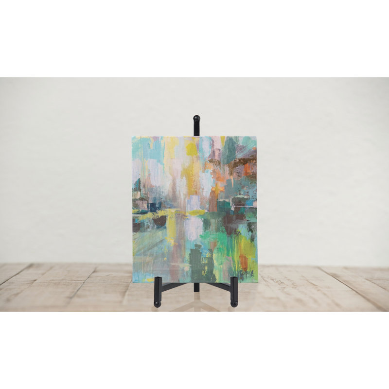 Polyester 7.87 in. Multicolor Giclee Reflection With Easel