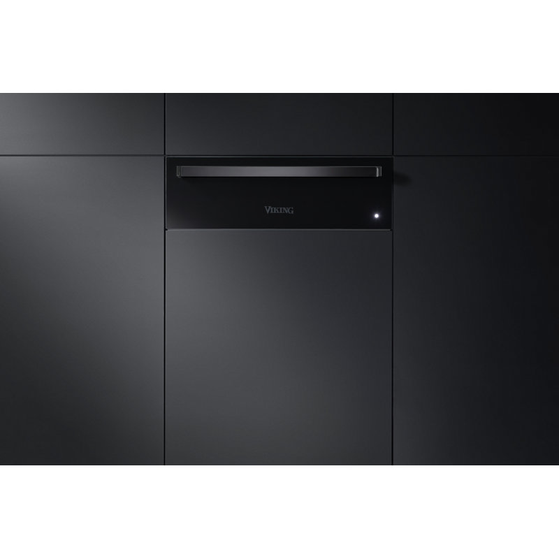 30"W. Warming Drawer, Black Glass