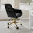 Martha Stewart Rayna Upholstered Swivel Home Office Chair with Flared Arms-125008712-125008713-125009774