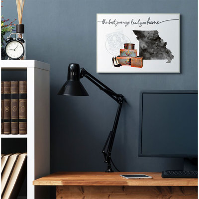 «Missouri State the Best Journey plomb You Home Fashion Shoes and L bagages Illustration» par Amanda Greenwood, impression