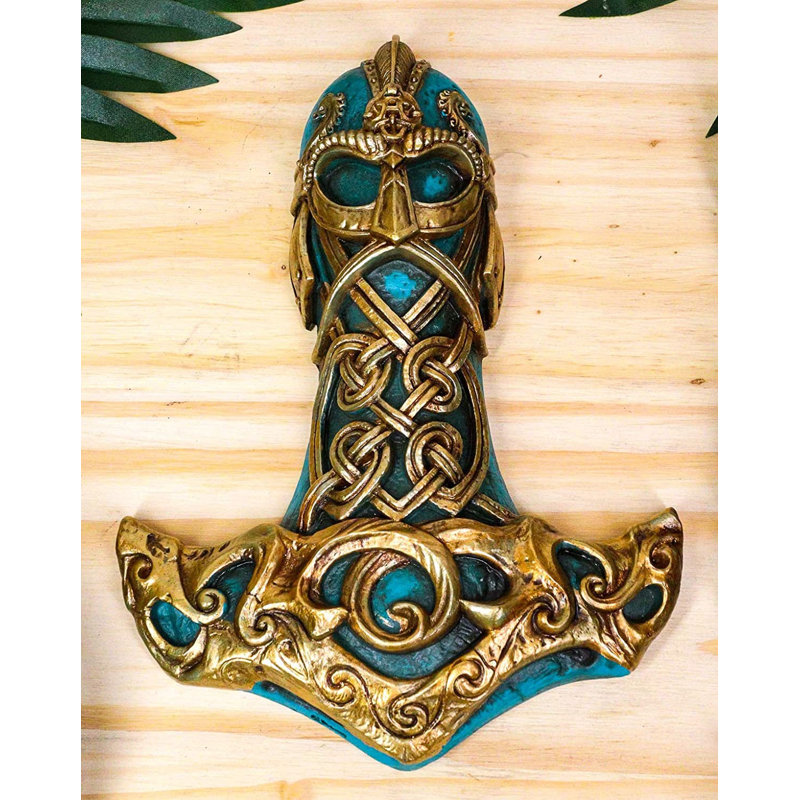 Décoration murale marteau héraldique Thor Ebros