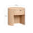 Marlow Natural Wood Round Nightstand-1272110860