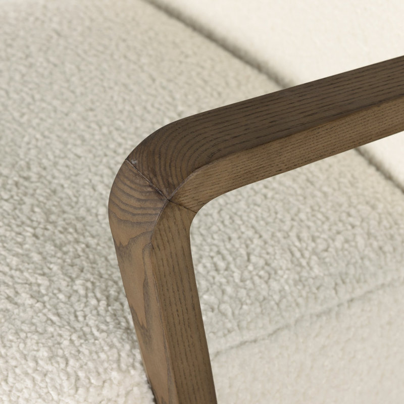Melrose Swivel Executive Chair, Sheepskin Natural
