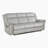 Cappella 89" Modern & Contemporary Reclining Sofa - Microfiber Reclining Sofa, Available in Power or Manual Recline, Cozy Textured Microfiber-1663536282
