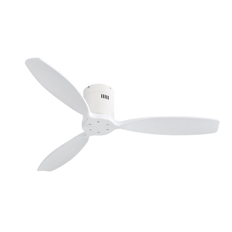 52 en 3 pales blanches, boîtier blanc court, sans lumière