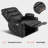 Power Recliner Chair with Heat and Massage, Cup Holder, USB Port, Faux Leather-1698152922