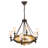 4 - Light Dimmable Geometric Chandelier