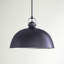Luminaire suspendu en forme de dôme à 1 lumière Fedler-665881294