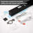 4ft Led Suspension Linear Light, Up&down Lighting For Office Living Room, 3000k/4000k/5000k Selectable