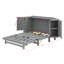 Grand lit escamotable avec rangement dissimulé-120026518