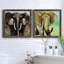Majestic Encounter - Ensemble de 2 peintures sur toile encadrées-687279702-687279698