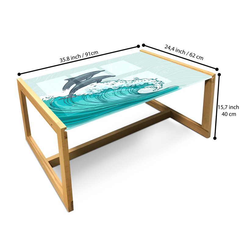 Jamontay Sled Coffee Table, 90cm H x 62cm W x 40cm D