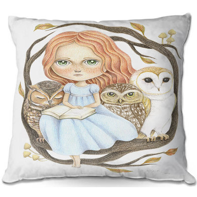 Couch Autumn Tales Square Throw Pillow