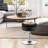 Adjustable 360° Swivel Storage Vanity Stool with Removable Tray