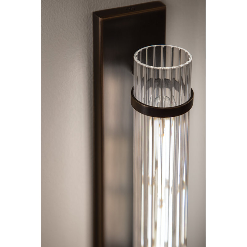 Shaw 1 Light LED Flush Mount, Old Bronze