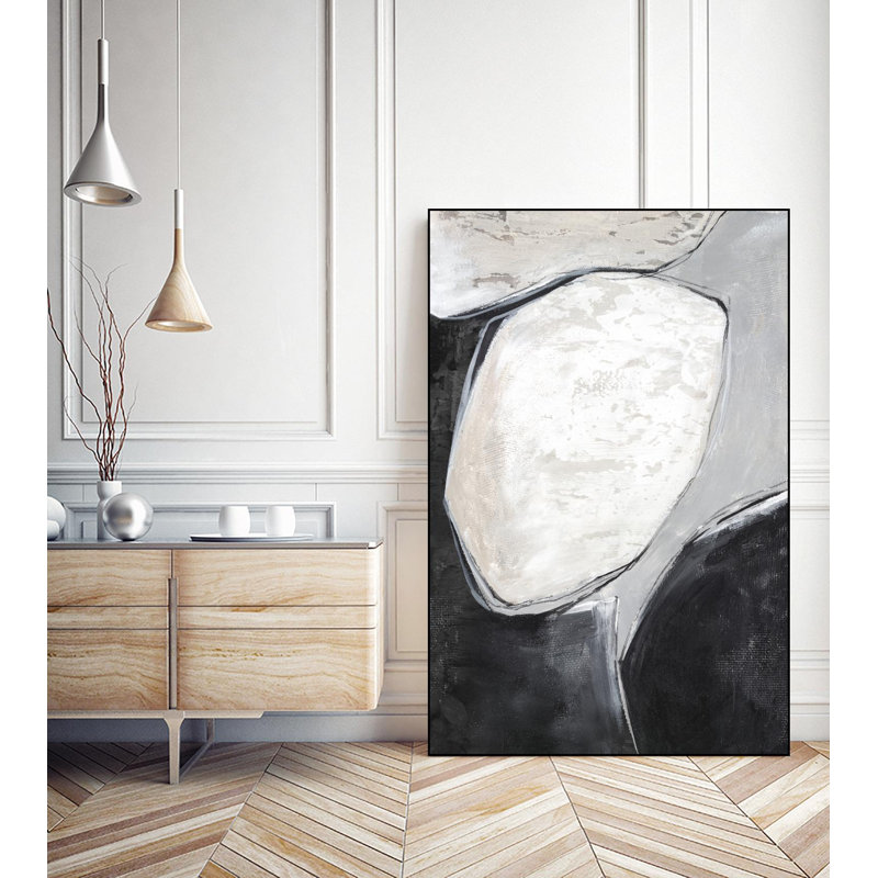 «Falling Rocks I», toile encadrée par Giant Art