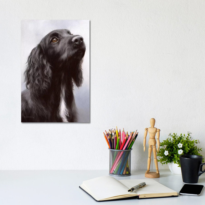 Cocker Spaniel by Rachel Stribbling - Gallery-Wrapped Canvas Giclée on Canvas, Canvas, 20.32 cm H x 30.48 cm W