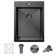 ForKitchen 20'' L Drop-In Single Bowl Stainless Steel Kitchen Sink