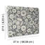 Rouleau de papier peint lisse Camille Blossom Vintage L 27 pi x l 27 po-96276569
