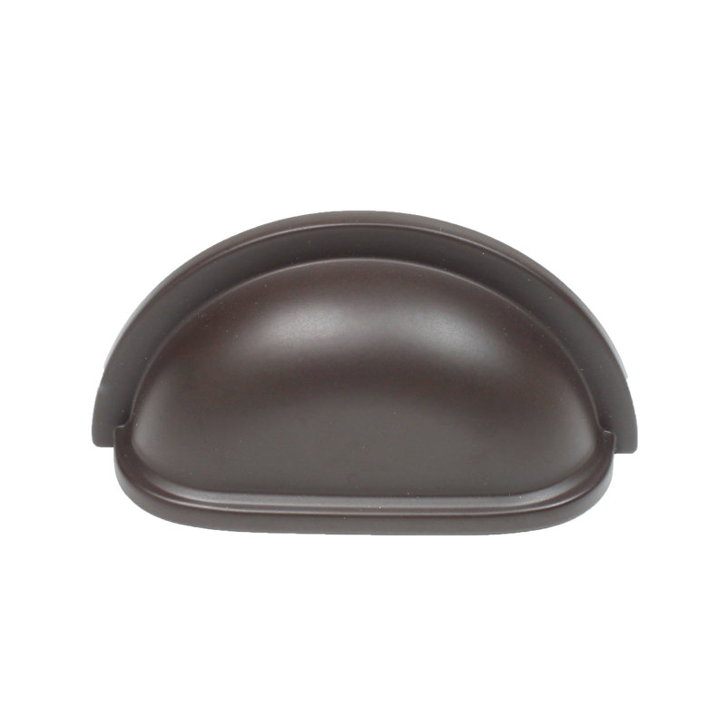 Poignée coquille 3 po Milan, Bronze huilé