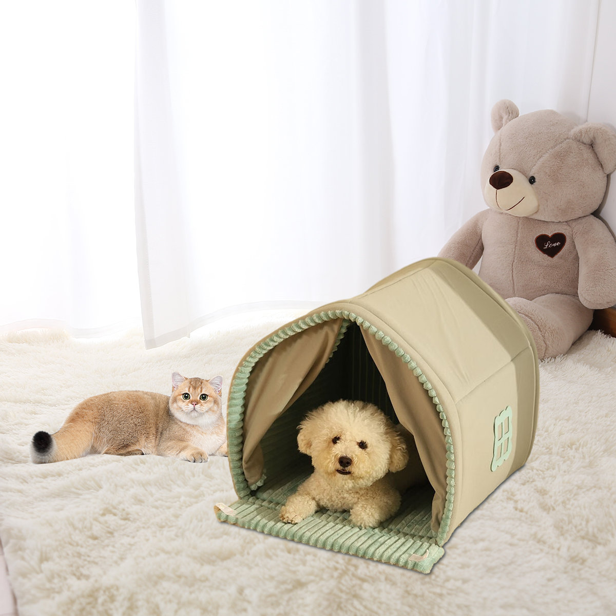 Tucker Murphy Pet™ Eleda Dacron Nest Pet Bed | Wayfair