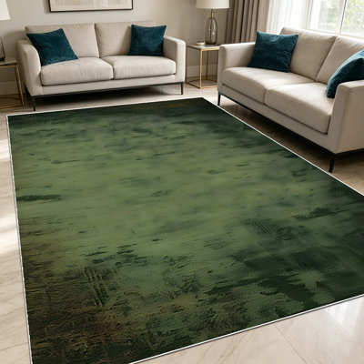 1PC Vintage Distressed Muted Sage Green Grunge Texture area rugs for Living Room, Soft and Comfortable, Suitable for all seasons, easy-to-maintain, machine washable, suitable for dining table, bedroom, kitchen, entryway, Home Decor, Outdoor Decor.
