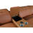 Laurita Genuine Top Grain Italian Leather Symmetrical Reclining Corner Sectional-194203173