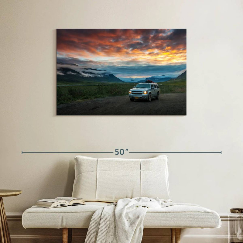 Voiture Mehar Alaska Atigun Pass, H 26 po x l 39 po