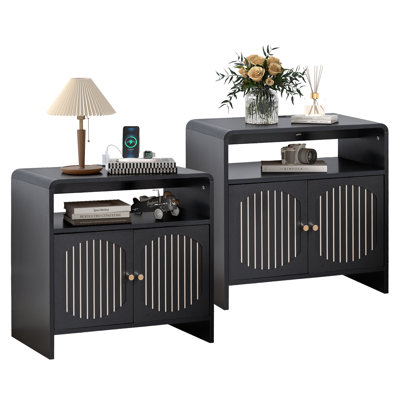 End Table With Charging Station
