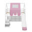 Lit mezzanine simple en forme de maison avec tente-1129951026