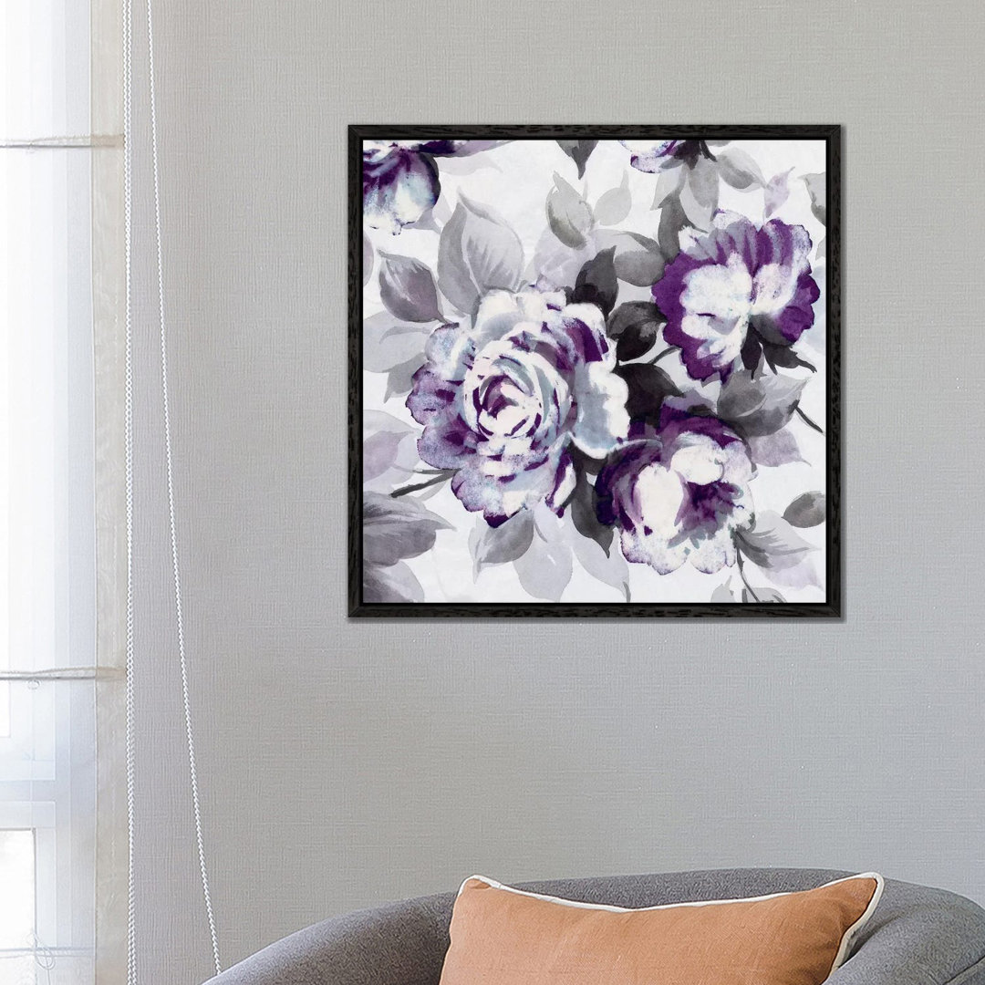 Scent Of Plum Roses III von Wild Apple Portfolio - Galerie-umwickelte Leinwand Giclée auf Leinwand