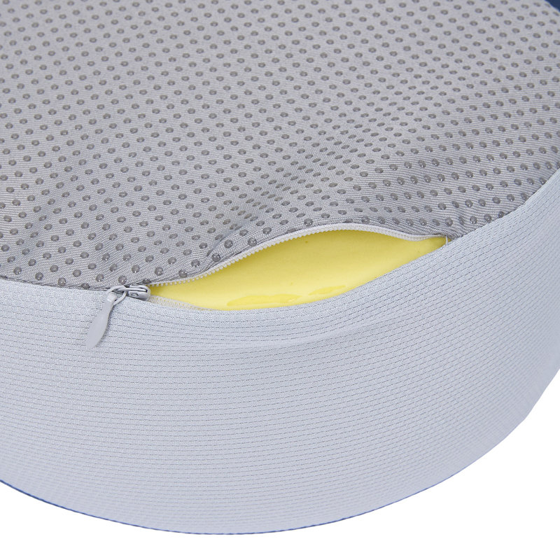 Butterfly-Shaped Memory Foam Seat Cushion, Blue, Grey