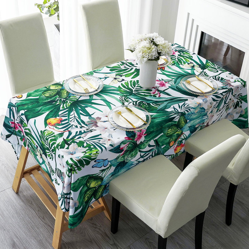 Dakota Fields Tablecloth, Original Design Hand Drawing Art Print Table Cloth, Washable Water Resistance Microfiber Decorative Water-proof Rectangle Table Cover Tape 8