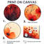 «Autumn Dance Of The Sunset Poppies III» - Art mural coquelicots-395607194-423482083