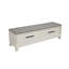 Banc de rangement rembourré à tiroir Wrightia-895993793