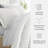 8-Piece Reversible Bedding Bundle - Patterned Duvet Cover, Comforter Insert and Solid Sheet Set-99311784-99311798