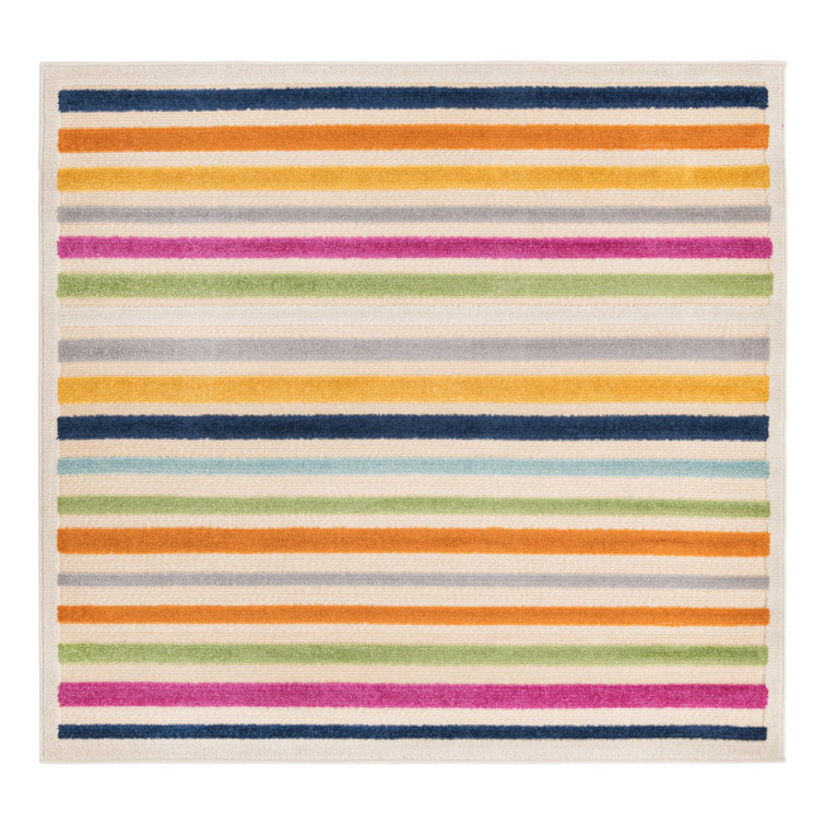 Striped Indoor / Outdoor Rug