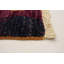 Tapis mauve en laine noué à la main de conception unique 7 pi 10 po x 10 pi Raadhiya