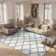 Skyleen Shag Performance Geometric Rug