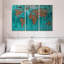 Impression sur mappemonde, impression sur toile-303536921