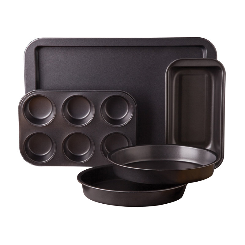 Sunbeam 5 Piece Non-Stick Steel Bakeware Set