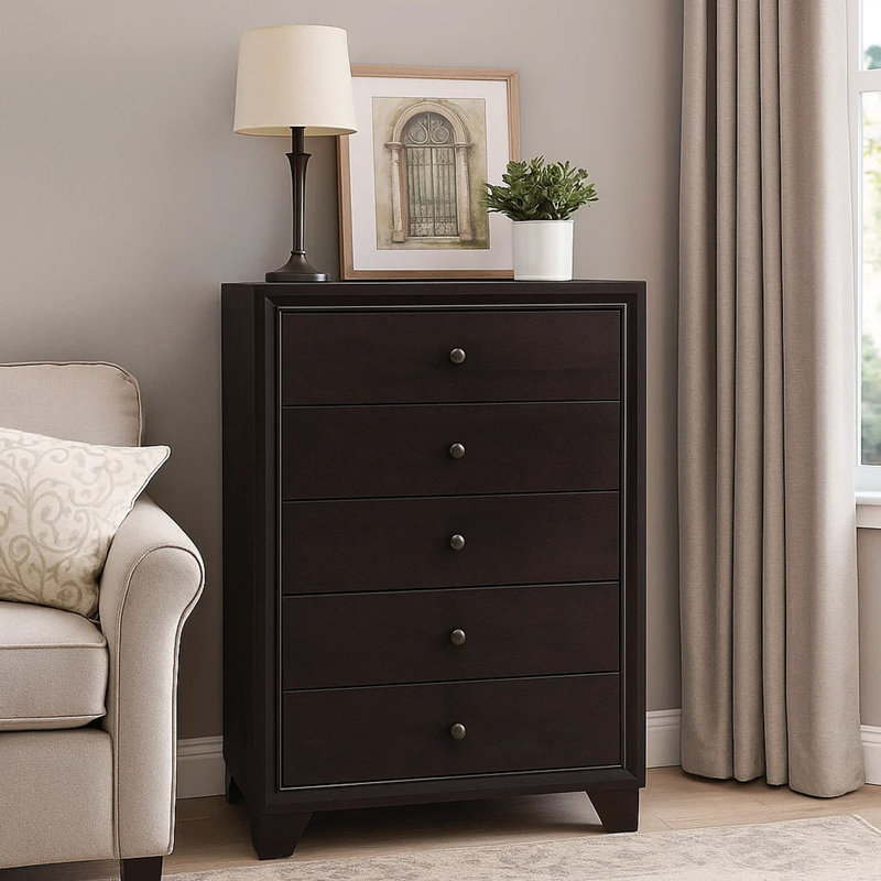 Commode 5 tiroirs Rilma