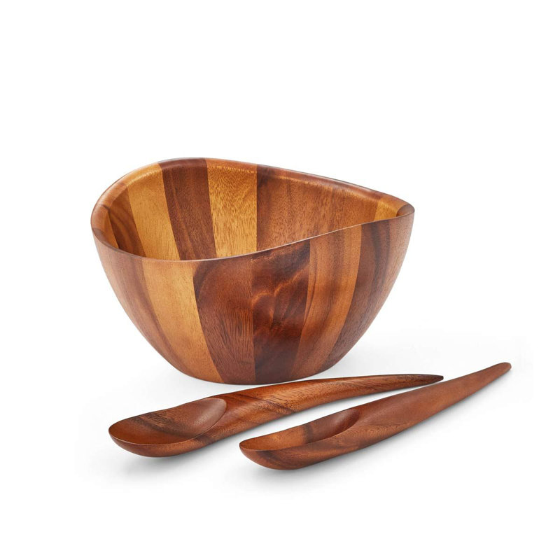 Nambe Harmony 3-Piece Salad Set