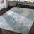 Omaha Abstract Area Rug in Sky Blue/Gray-317753582